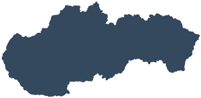 Szlovákia vaktérképe